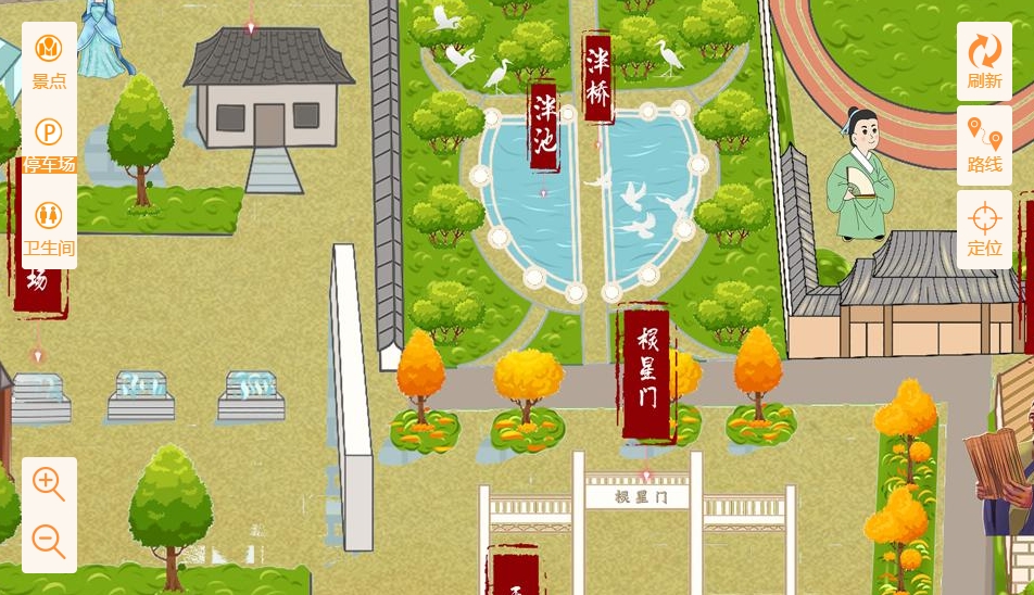 焉耆手绘地图景区语音讲解导览系统：智慧景区建设的基石